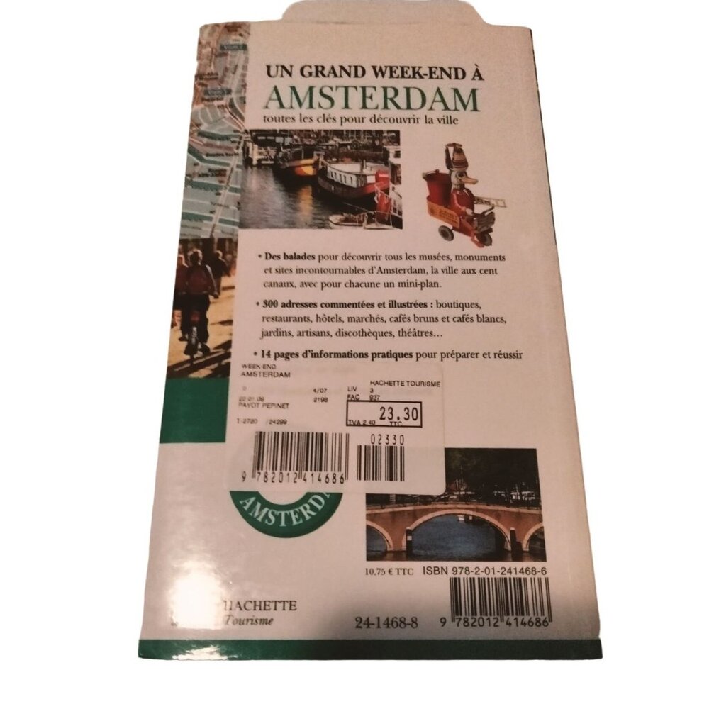 Hachette un grand week end A Amsterdam Paperback French - Picture 2 of 2
